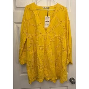 Zara Women's Yellow Dress